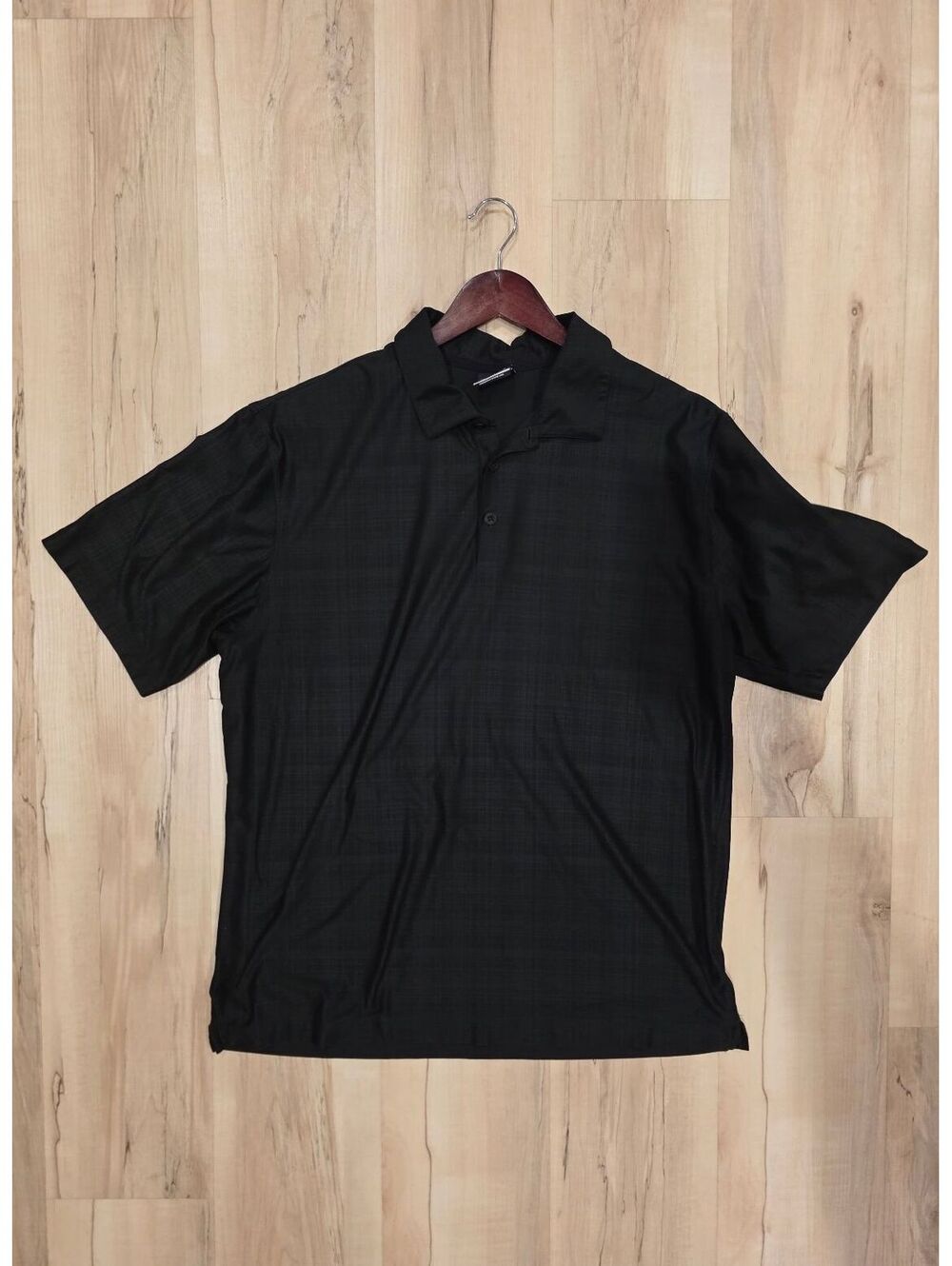 Nike Golf Dri-FIT Black Polo Shirt Size Large